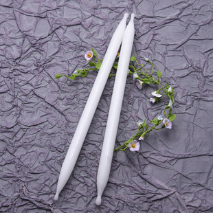 超轻粘土白棒树脂粘土冷瓷土面包土花艺不粘万用圆头白棒纹理棒