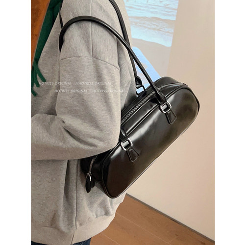 小众质感腋下手提波士顿包