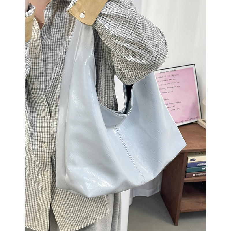 韩版简约大容量包包女2025夏季新款单肩包时尚洋气通勤百搭托特包