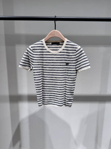 【C+系列】正品针织衫2026夏新品人丝棉竹节肌理条纹MBF2SWT002