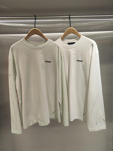 【联名】正品印花T恤2026夏新品长绒棉彩钻长袖MBF2TEE044