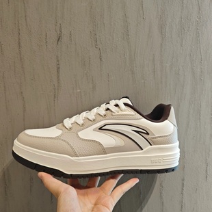 色低帮运动休闲鞋 安踏982街顽板鞋 经典 新款 112548066 男2025秋季