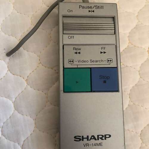 议价-SHARP夏普VR-25ME有线遥控VHS播放器录像机-可维修