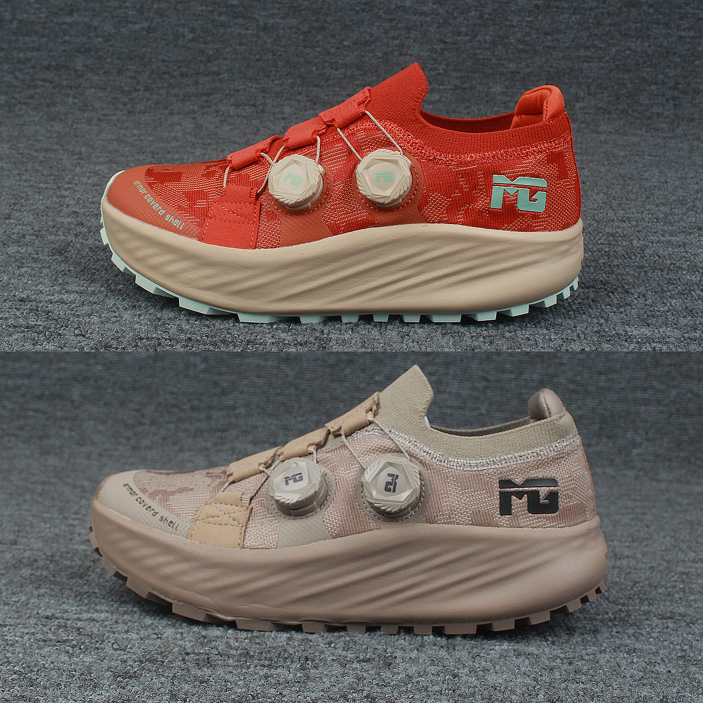 3000+宽楦双钮扣户外越野跑鞋