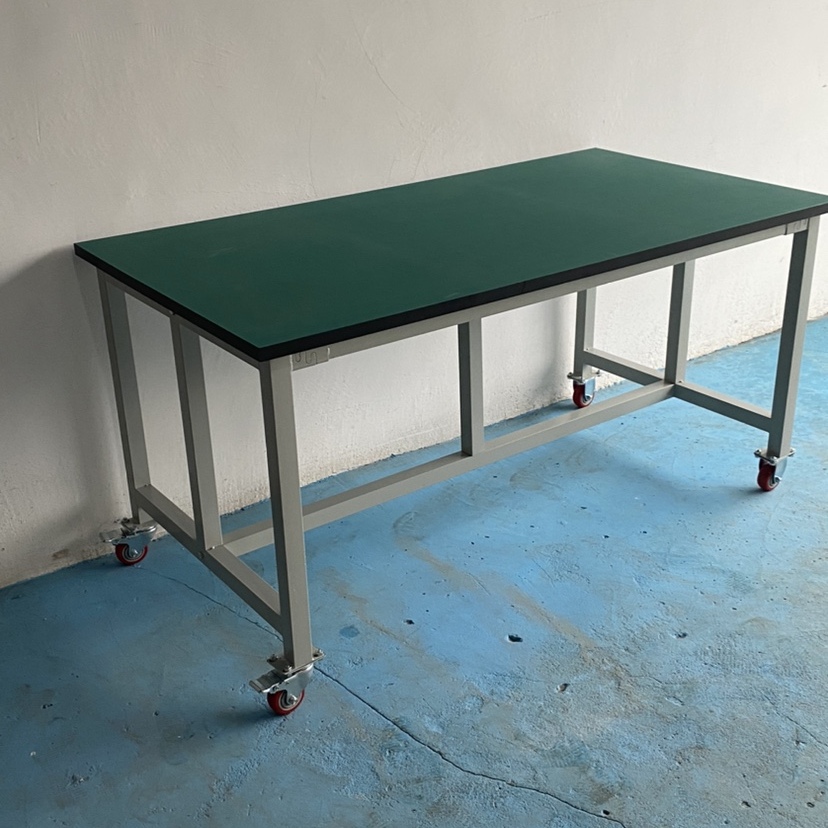 防静电工作台可移动桌带轮子工具车小推车双层手推周转车物料车