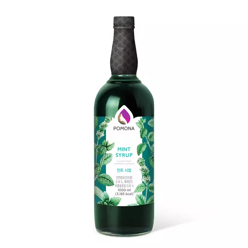 韩国波莫娜POMONA绿薄荷糖浆