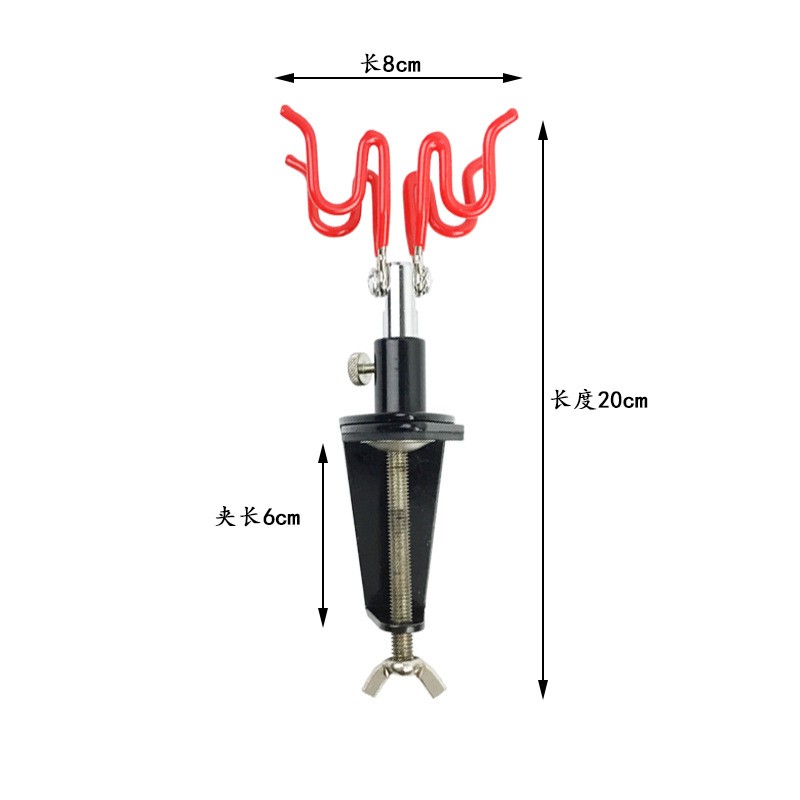 虎夹支架桌夹放置架模型喷笔笔架固定架笔托夹喷枪架喷漆美甲放笔