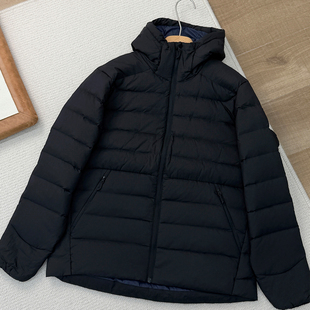 口碑渠道 HOODY连帽排骨绗缝羽绒服男女轻便保暖夹克外套 THORIUM