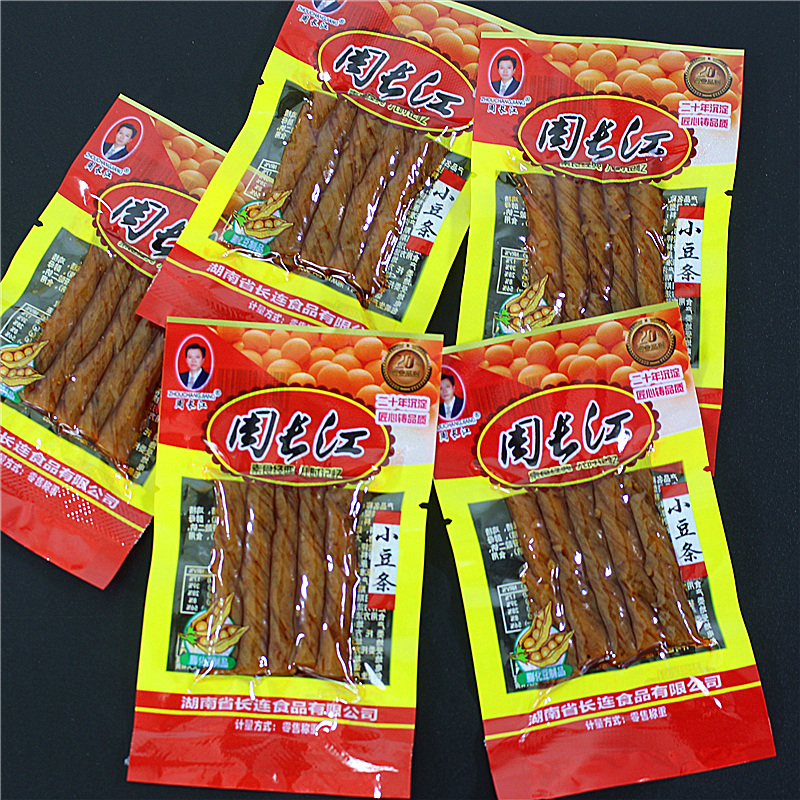 周长江小豆条湖南特产辣条豆腐干小包装解馋小零食休闲网红大礼包
