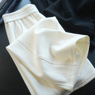 新款 春季 高腰显瘦窄版 直筒休闲裤 小个子A111K 经典 女阔腿裤 大王裤