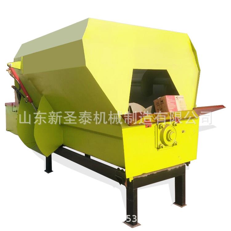 1吨饲料粉碎搅拌机TMR价钱tmr搅拌机全自动称重