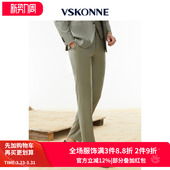子男 意大利VBC面料绿色西裤 VSKONNE威斯康尼男西裤 春商场同款
