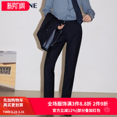 意大利VBC进口100%羊毛藏青色西裤 套西裤 春夏商场同款 VSKONNE新品