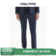 VSKONNE威斯康尼商场同款 意大利100%羊毛面料蓝色格子 套西裤