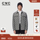 翻领轻奢厚款 CNC男装 茄克外套 满印夹克男士 设计款 25年秋季 新款