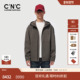 CNC男装 夹克外套品牌logo青年连帽茄克 都市通勤男士 25冬季 新款