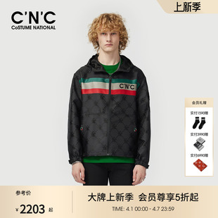 CNC男装 经典 复古配色提花夹克外套男士 单夹克外套 26早春新款