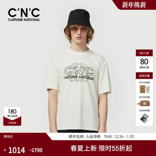 凉感透气经典 新款 款 LOGO短袖 CNC男装 T恤男印花圆领半袖 25夏季