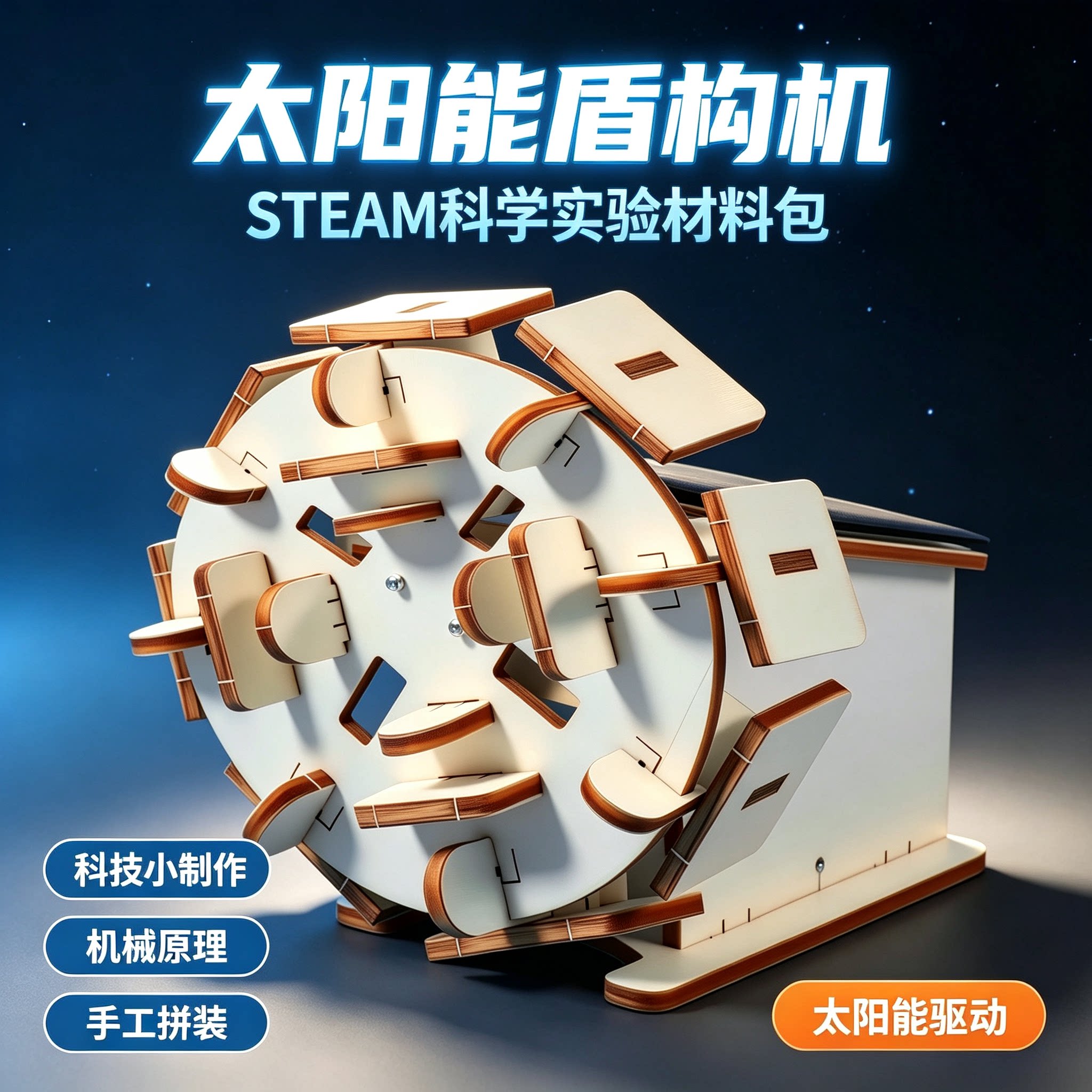 太阳能盾构机拼装科学实验包