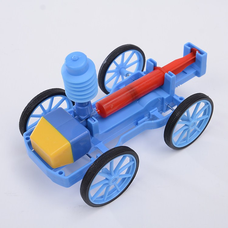 科技小制作小学生手工小发明diy材料科学实验教具空气压缩动力车