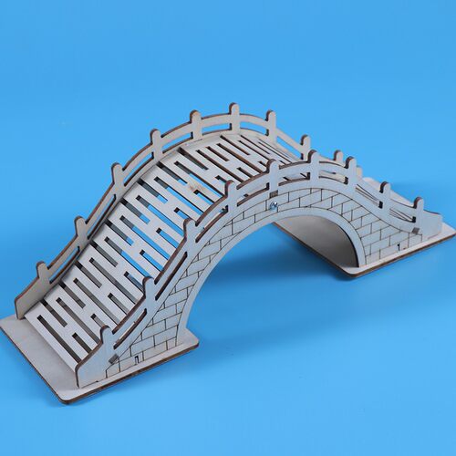 科学实验科技小制作器材料桥梁搭建结构教具模型自制DIY拱桥作品