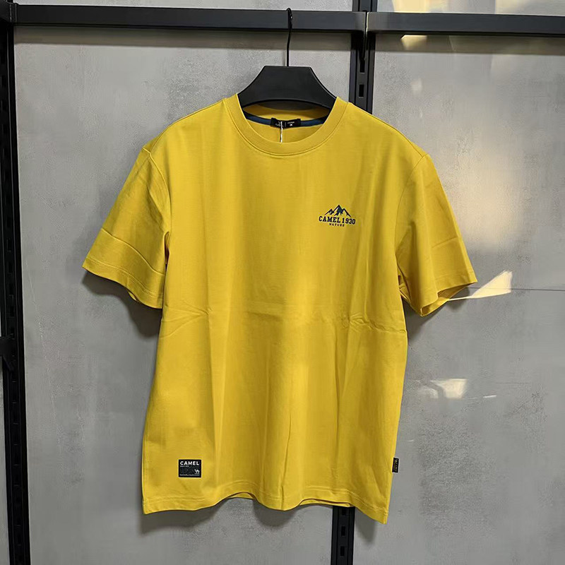 H16MA88161短袖T恤男2026夏季新款纯棉户外休闲上衣圆领体恤