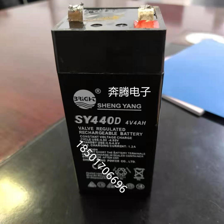 SHENGYANG晟阳蓄电池 SY440 4V4AH玩具车童车电子称用电瓶4v4.5