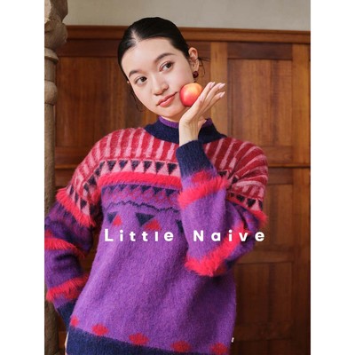 LittleNaive女装复古毛衣