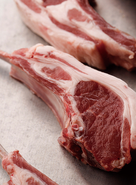 新西兰进口LUMINA法式羔羊排600g 战斧羊肋排烧烤冷冻新鲜羊肉