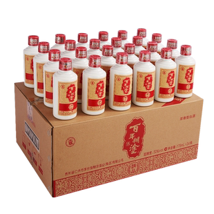 百年糊涂52度金标/精品小百年贵州高粱精酿浓香型小瓶装白酒175mL