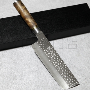 日本进口佐治作R2/SG2粉末钢菜切女士切肉切菜厨刀菜刀锤纹