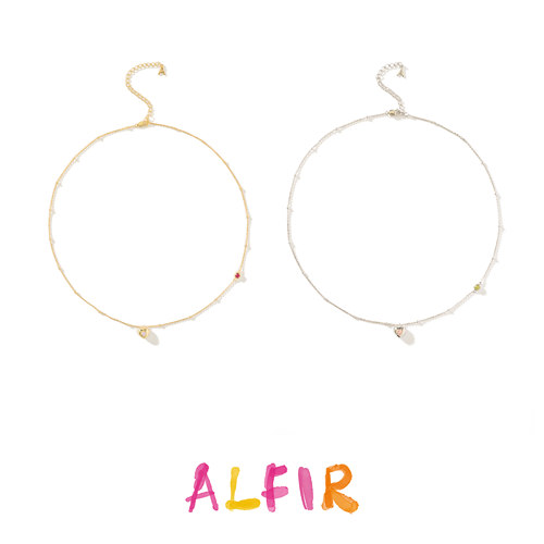 Alfir 噗通噗通系列 一心一意项链