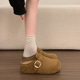 女2026年新款 春秋季 包头半拖鞋 厚底内增高勃肯鞋 外穿百搭博肯拖鞋