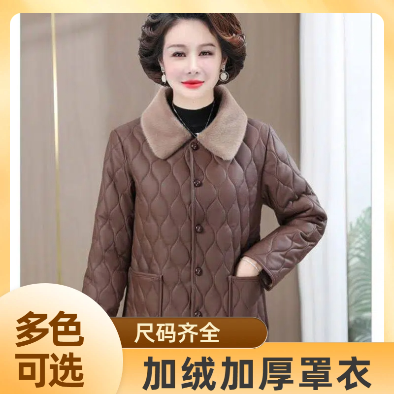 罩衣女新款防水防油短款四川省服三层夹棉棉服外套保暖小个子棉衣图片