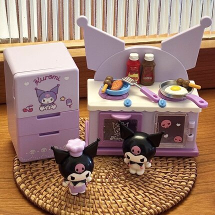三丽鸥开心小厨房库洛米玉桂狗HelloKitty儿童过家家玩具迷你厨具