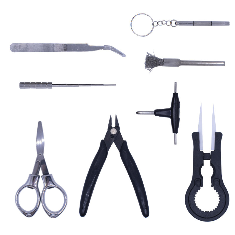 DIY 분무기 가열 와이어 권선 막대 세라믹 핀셋 와이어 트리머 도구 세트