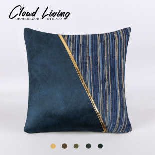 轻奢高档沙发抱枕样板间酒店床上靠枕设计师装 饰靠垫飘窗抱枕腰枕