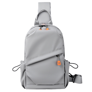 平板ipad斜挎包男士胸包防水11寸10寸骑行挎包随身通勤单肩背包男