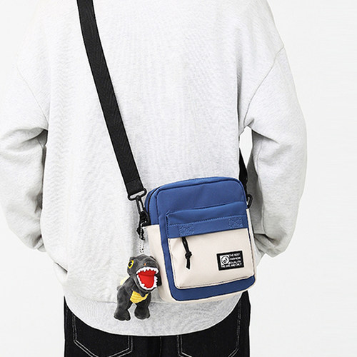 男生小挎包ins潮酷小方包手机包