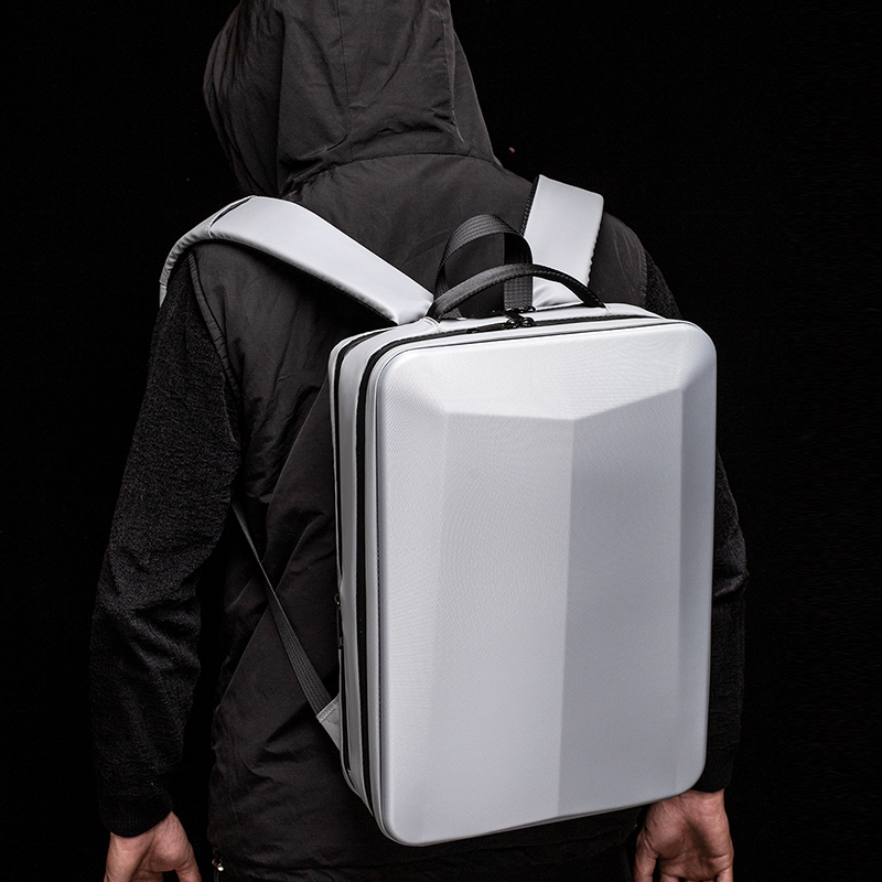 防水商务书包游戏本硬壳双肩背包