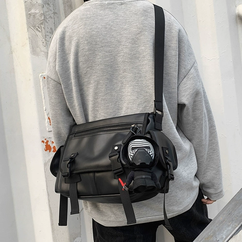 Ретро вместительная и большая сумка на одно плечо