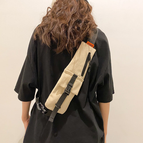 手机包袋背包带机能风斜挎小胸包