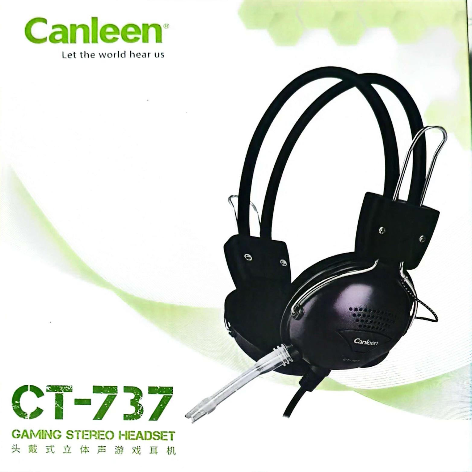 canleen/佳合 CT-737耳机 带麦克风 网吧头戴式耳机 时尚耳麦
