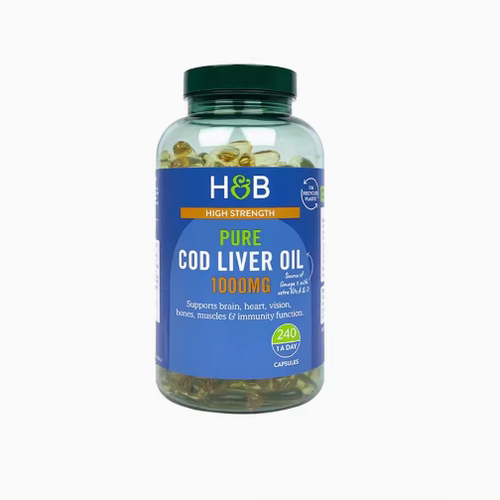 鱼油Holland&Barrett鳕鱼肝油