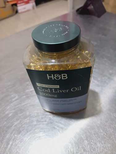 鱼油Holland&Barrett鳕鱼肝油