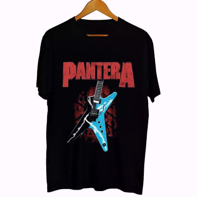 Pantera潘特拉铁拳摇滚t恤男夏季重金属乐队美式街头短袖重磅纯棉