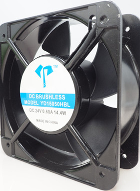 全新15CM/厘米 15050 DC24V 大风流高转速铝壳散热风扇 直流风机