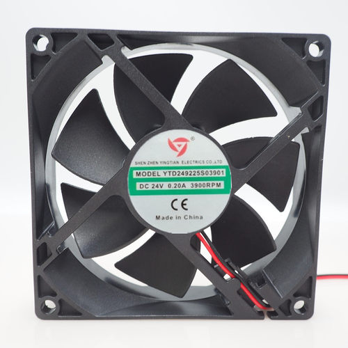 全新YTD249225S03901 9CM DC24V 0.20A 双滚珠机箱电焊机散热风扇