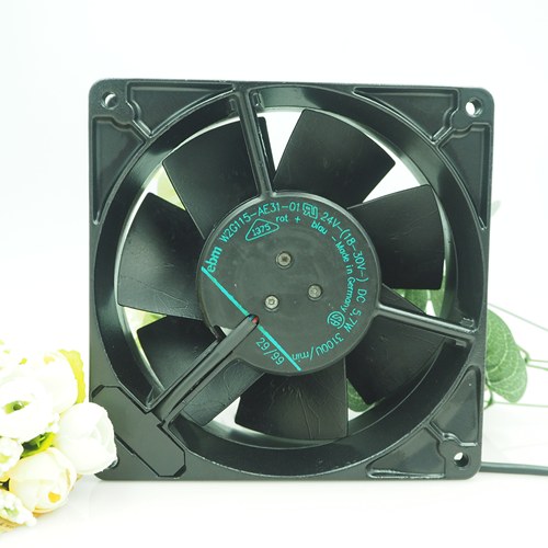 W2G115-AE31-01/06/21/22 德国ebmpapst 24V全金属散热风扇12738