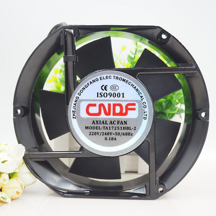 东方CNDF TA17251HBL-2 220V 0.18A 17250 17CM 轴流风机散热风扇
